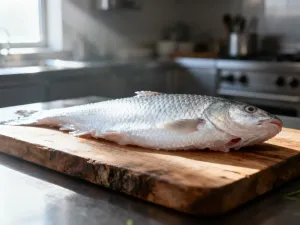 Wiklinowy koszyk wypełniony świeżymi truskawkami, malinami i porzeczkami w słonecznym sadzie.